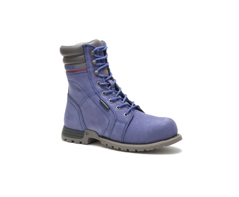 Caterpillar Echo Waterdichte Steel Neus Werklaarzen Dames Paars | CSONQ-2109