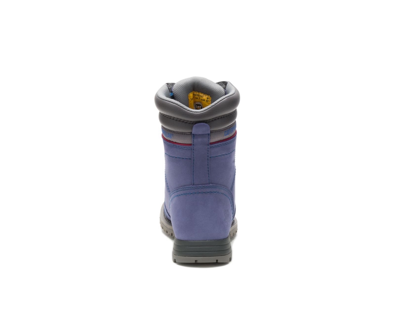 Caterpillar Echo Waterdichte Steel Neus Werklaarzen Dames Paars | CSONQ-2109