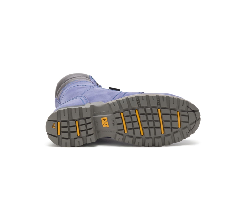 Caterpillar Echo Waterdichte Steel Neus Werklaarzen Dames Paars | CSONQ-2109