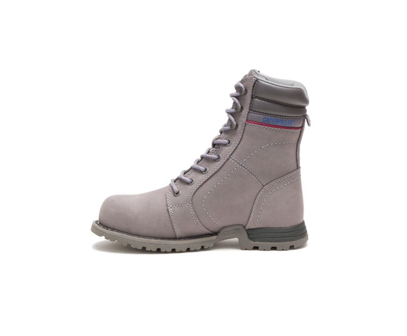 Caterpillar Echo Waterdichte Steel Neus Werklaarzen Dames Grijs | DVCRM-0397