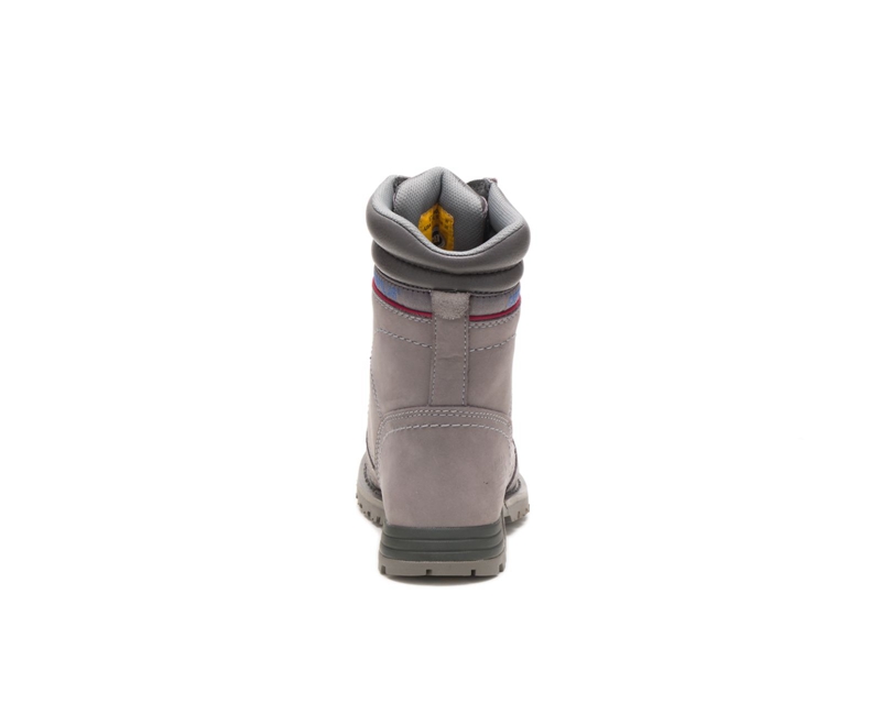 Caterpillar Echo Waterdichte Steel Neus Werklaarzen Dames Grijs | DVCRM-0397
