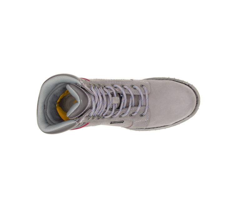 Caterpillar Echo Waterdichte Steel Neus Werklaarzen Dames Grijs | DVCRM-0397