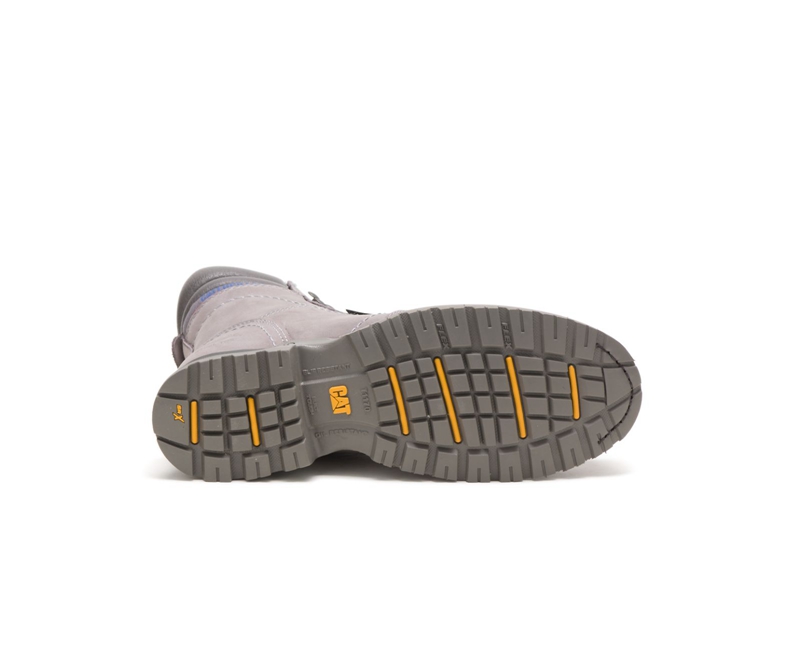 Caterpillar Echo Waterdichte Steel Neus Werklaarzen Dames Grijs | DVCRM-0397