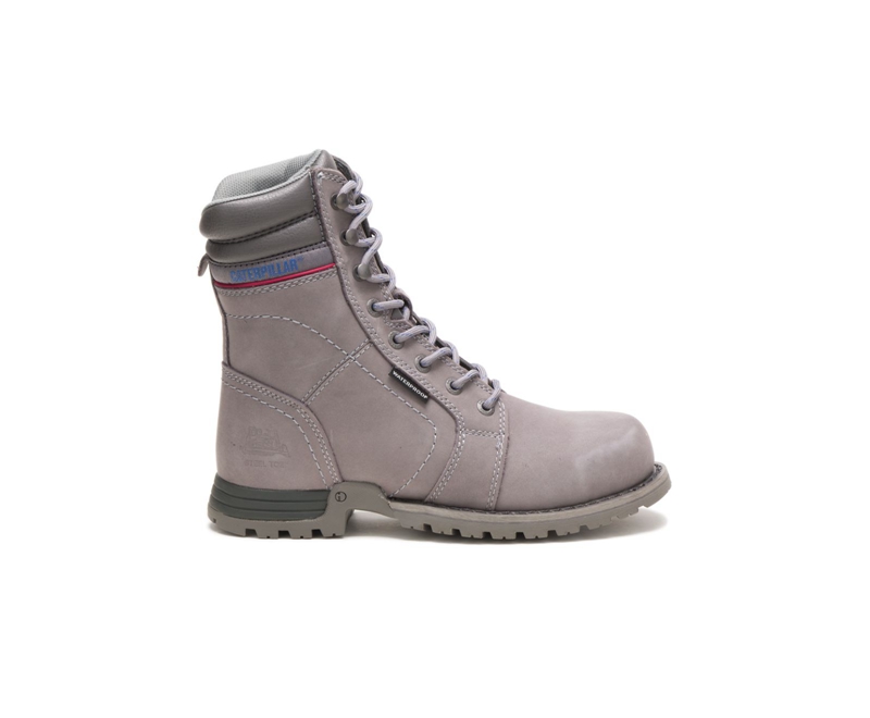Caterpillar Echo Waterdichte Steel Neus Werklaarzen Dames Grijs | DVCRM-0397