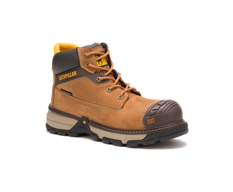 Caterpillar Excavator Superlite Carbon Composite Neus Wandellaarzen Dames Bruin | RXZFQ-9186