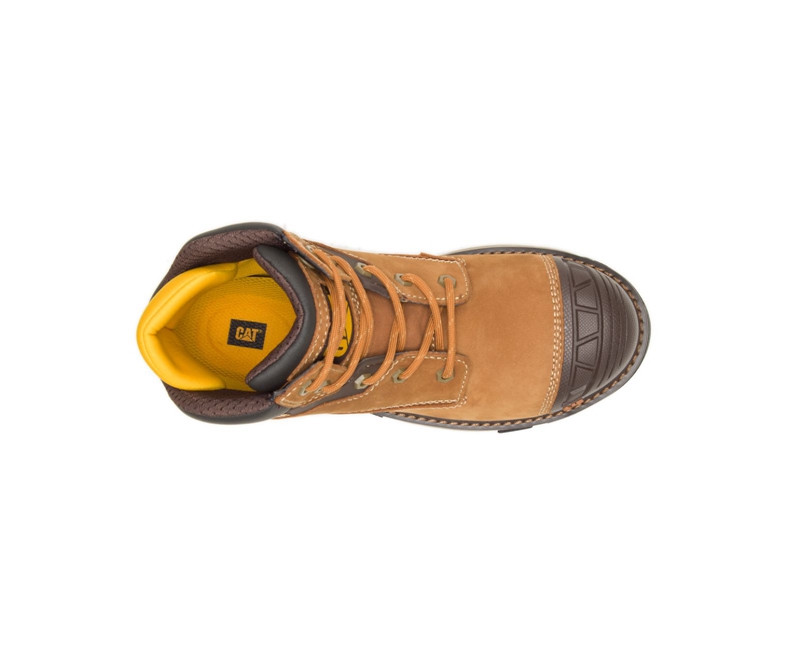 Caterpillar Excavator Superlite Carbon Composite Neus Wandellaarzen Dames Bruin | RXZFQ-9186