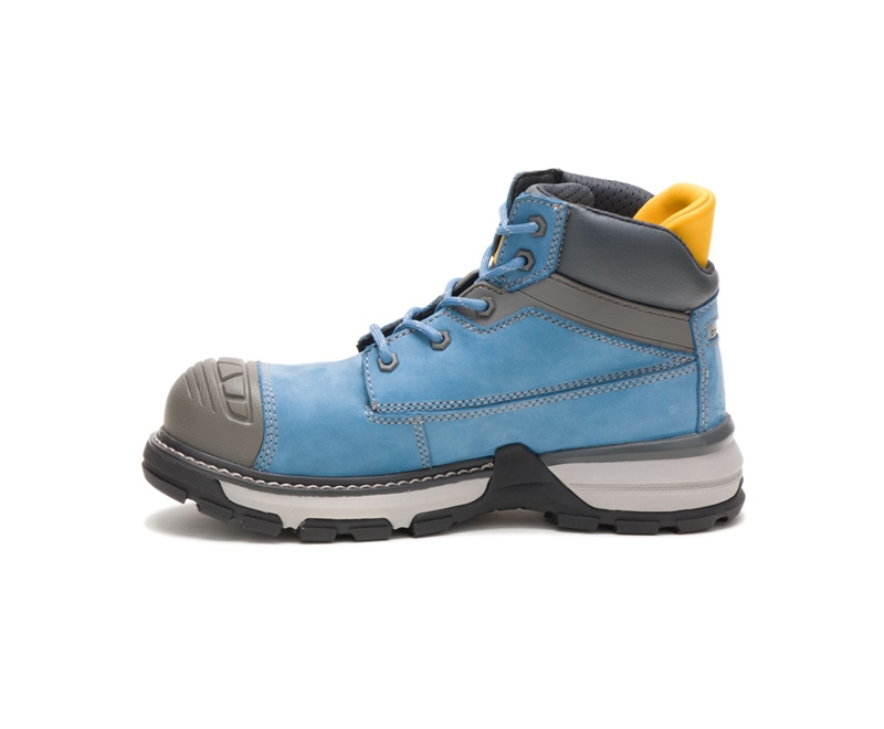 Caterpillar Excavator Superlite Carbon Composite Neus Wandellaarzen Dames Blauw | VZFPT-0129