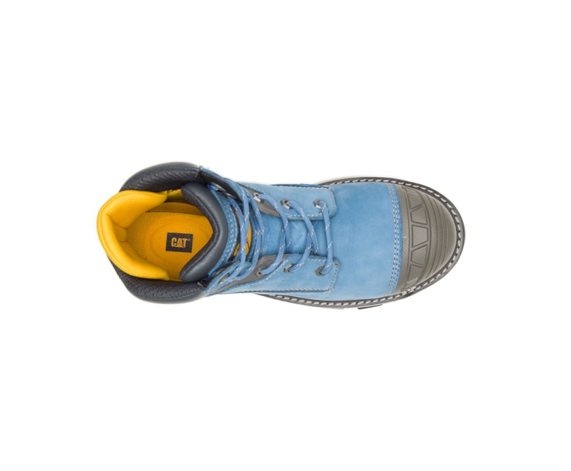Caterpillar Excavator Superlite Carbon Composite Neus Wandellaarzen Dames Blauw | VZFPT-0129