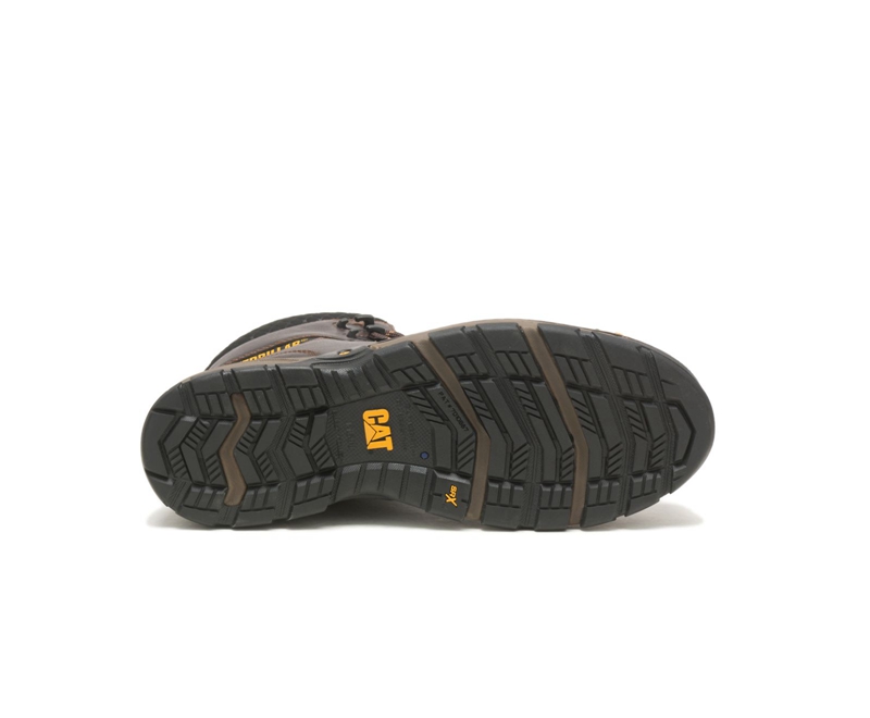 Caterpillar Excavator Superlite Cool Carbon Composite Neus Werklaarzen Heren Donkerbruin | BZEJG-0713