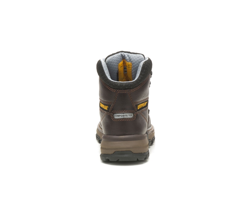 Caterpillar Excavator Superlite Cool Carbon Composite Neus Wandellaarzen Dames Donkerbruin | GJBRS-8236