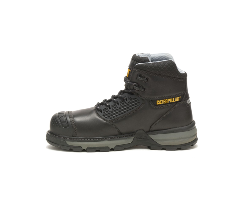 Caterpillar Excavator Superlite Cool Carbon Composite Neus Werklaarzen Heren Zwart | OQTIX-4631