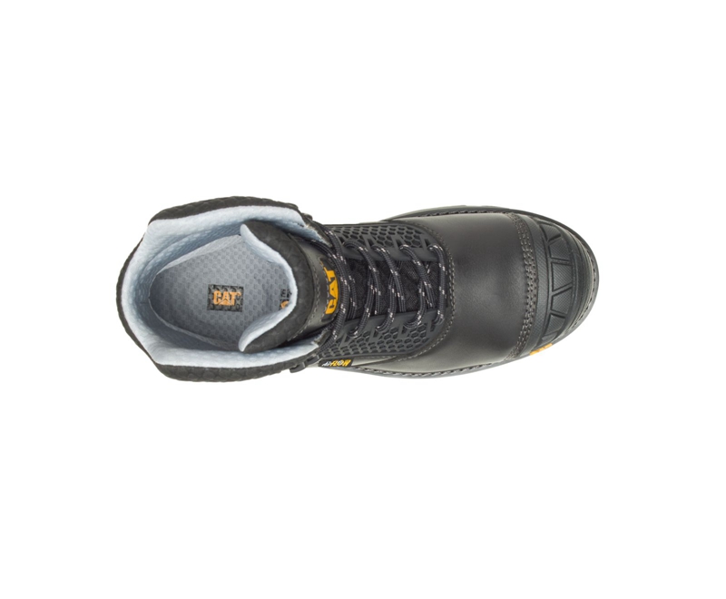 Caterpillar Excavator Superlite Cool Carbon Composite Neus Werklaarzen Heren Zwart | OQTIX-4631