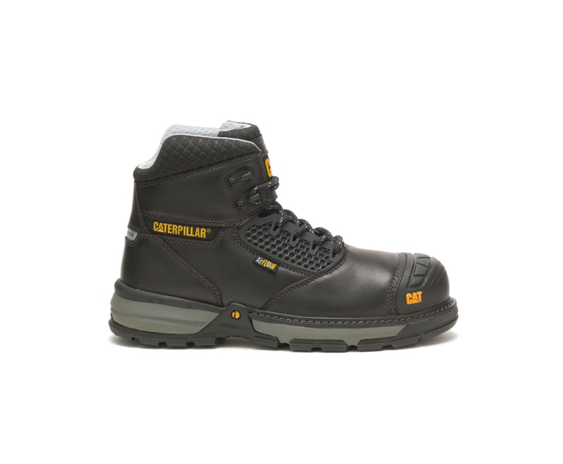 Caterpillar Excavator Superlite Cool Carbon Composite Neus Werklaarzen Heren Zwart | OQTIX-4631