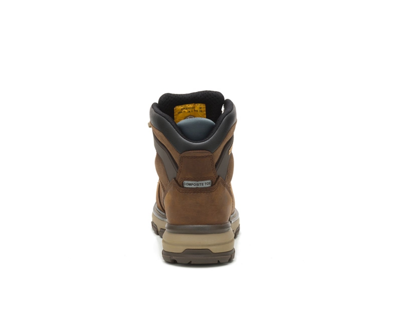 Caterpillar Excavator Superlite Thinsulate™ Carbon Composite Neus Wandellaarzen Dames Donkerbruin | YELMH-0869