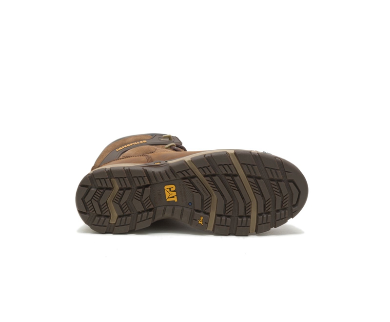 Caterpillar Excavator Superlite Thinsulate™ Carbon Composite Neus Wandellaarzen Dames Donkerbruin | YELMH-0869