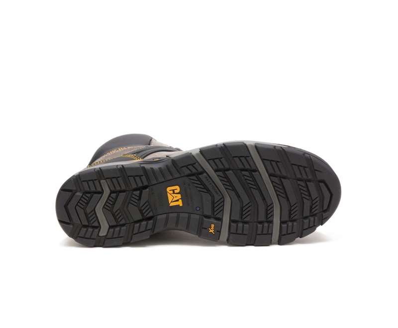 Caterpillar Excavator Superlite Waterdichte Carbon Composite Neus Werklaarzen Heren Grijs Zwart | TEMXV-5480