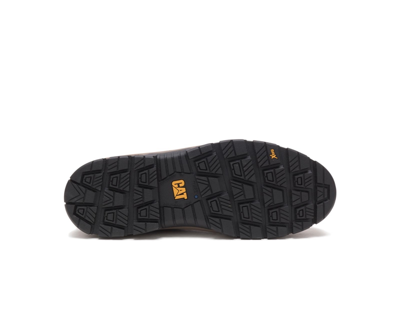 Caterpillar Exposition Chelsea Alloy Neus Werklaarzen Heren Bruin | AXZNG-9785