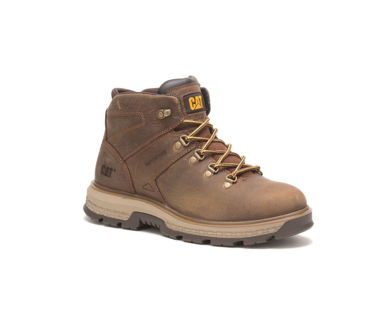 Caterpillar Exposition Hiker Waterdichte Werklaarzen Heren Bruin | IJNKX-8562