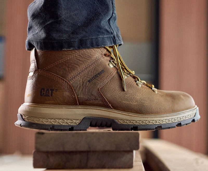 Caterpillar Exposition Hiker Waterdichte Alloy Neus Werklaarzen Heren Bruin | PVOQT-3614