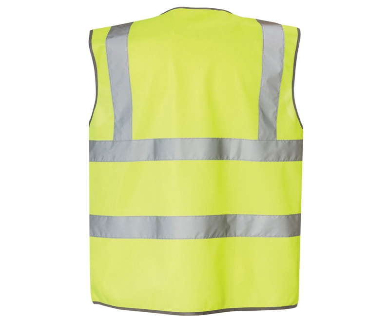 Caterpillar Hi-Vis Zip Gilet Heren Lichtgeel | FUOGV-5824