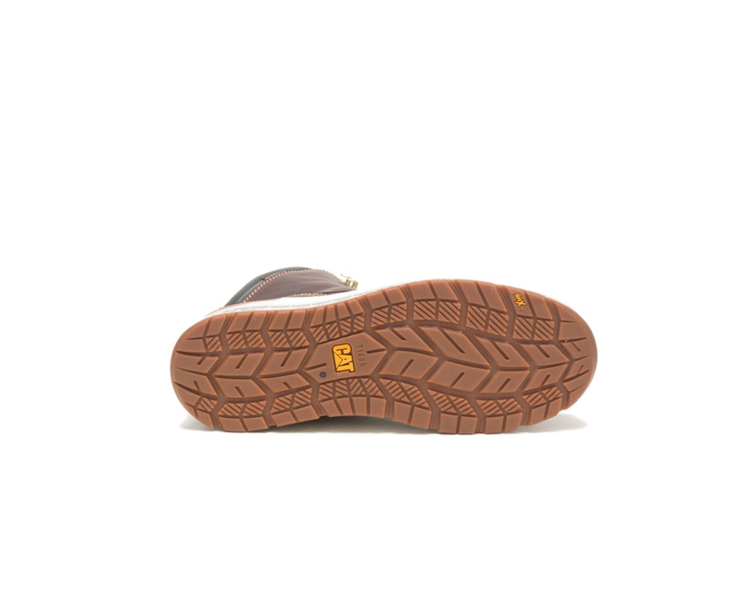 Caterpillar Impact Waterdichte Carbon Composite Neus Werklaarzen Heren Bruin | LAPMV-2086