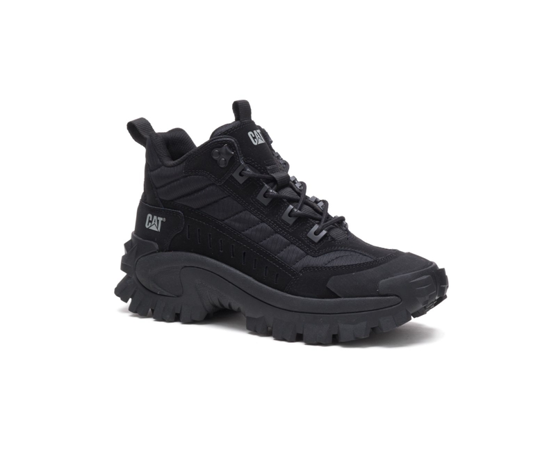 Caterpillar Intruder Mid Sneakers Heren Zwart | EHFTG-1058