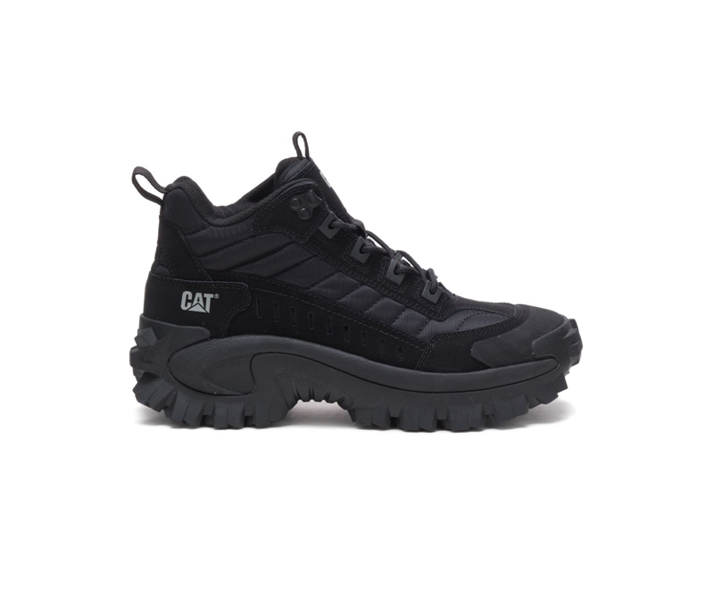 Caterpillar Intruder Mid Sneakers Heren Zwart | EHFTG-1058