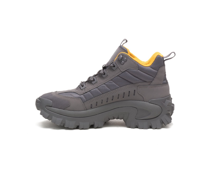 Caterpillar Intruder Mid Sneakers Heren Donkergrijs | SNQPX-1972