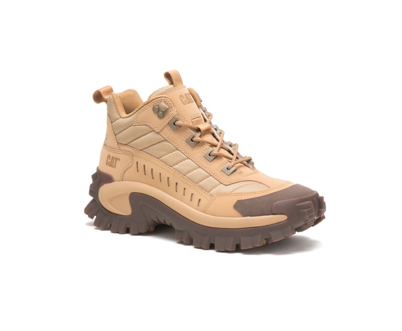 Caterpillar Intruder Mid Sneakers Heren Donkerbeige | XFVYA-5927