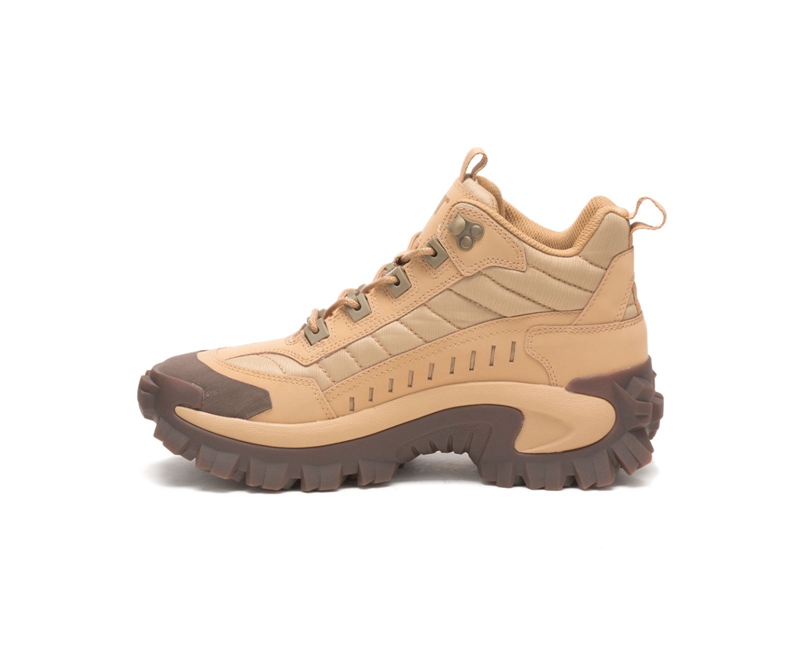 Caterpillar Intruder Mid Sneakers Heren Donkerbeige | XFVYA-5927