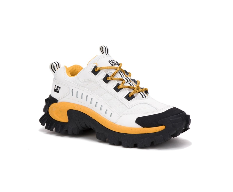 Caterpillar Intruder Vrijetijdsschoenen Dames Wit Geel | CRBOY-5269