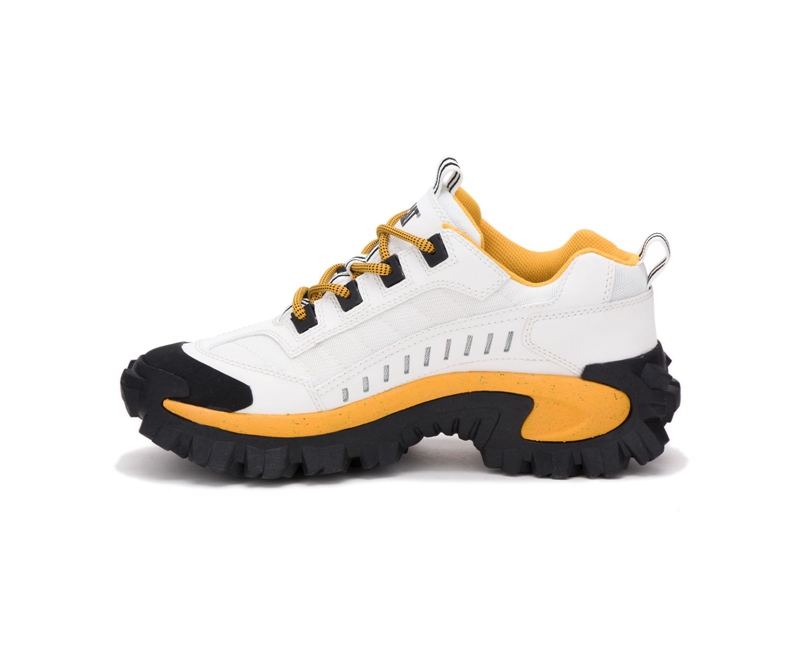 Caterpillar Intruder Vrijetijdsschoenen Dames Wit Geel | CRBOY-5269