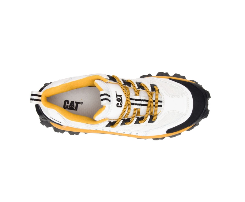 Caterpillar Intruder Vrijetijdsschoenen Dames Wit Geel | CRBOY-5269