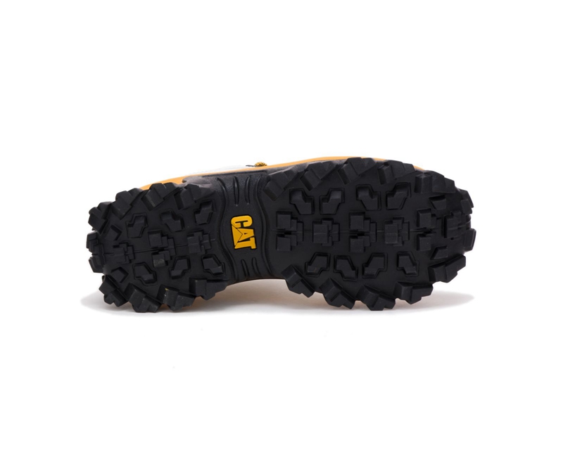 Caterpillar Intruder Vrijetijdsschoenen Dames Wit Geel | CRBOY-5269