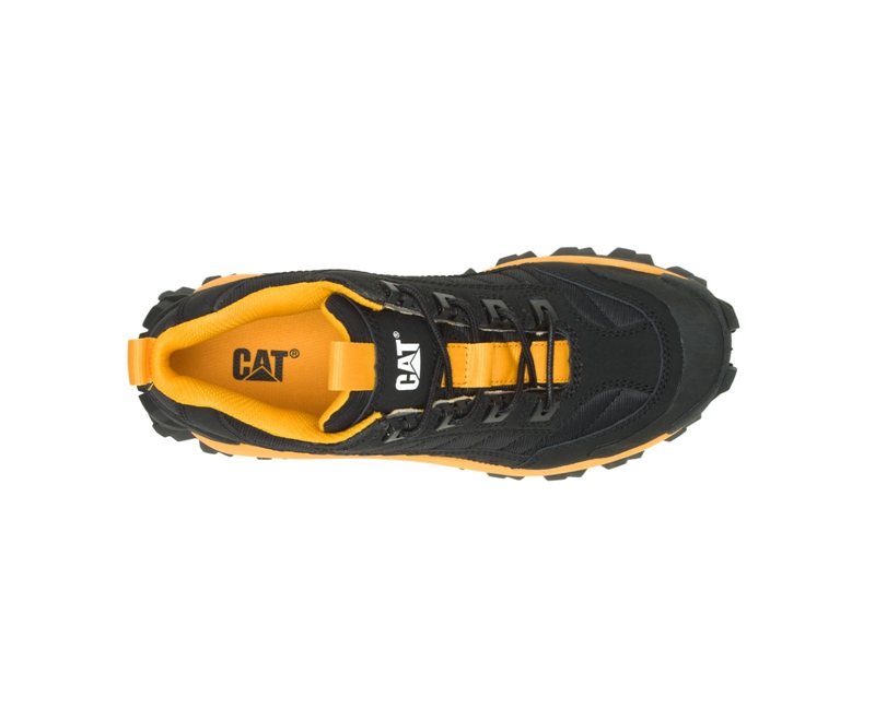 Caterpillar Intruder Vrijetijdsschoenen Heren Zwart Geel | ODWXE-1902