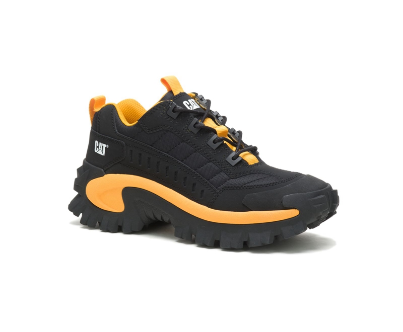 Caterpillar Intruder Vrijetijdsschoenen Dames Zwart Geel | WPMIZ-9017