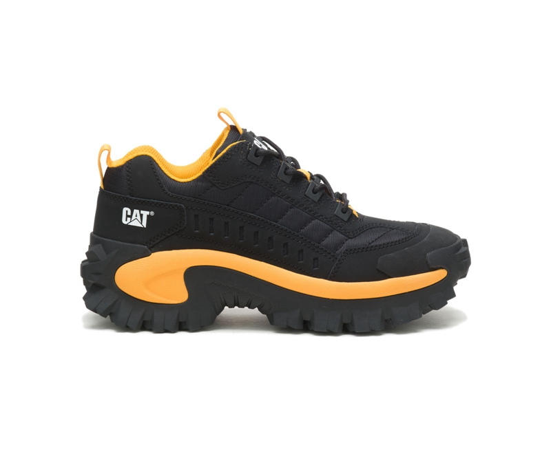 Caterpillar Intruder Vrijetijdsschoenen Dames Zwart Geel | WPMIZ-9017