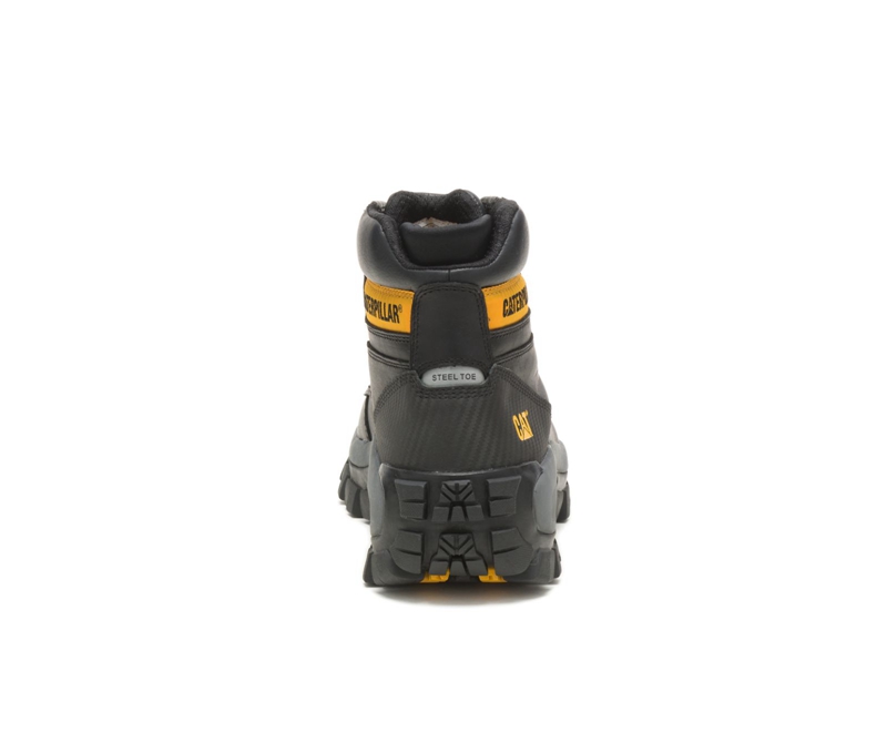 Caterpillar Invader Hi Steel Neus Werklaarzen Heren Zwart | PQEZO-7584