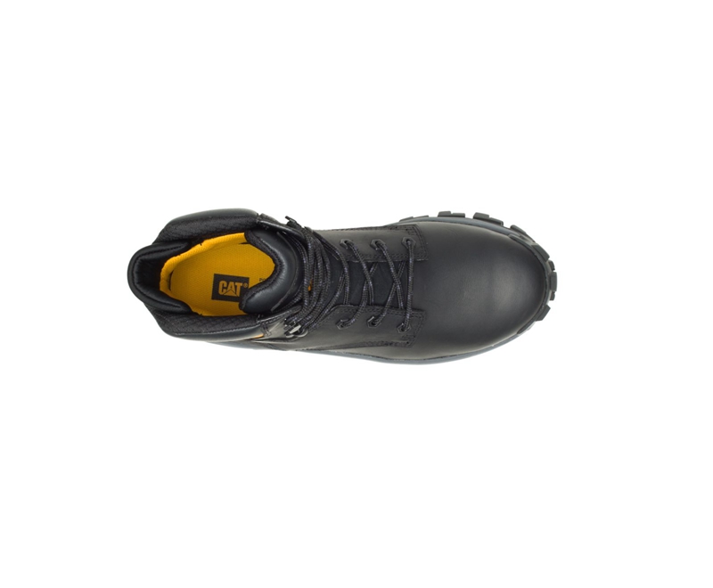 Caterpillar Invader Hi Steel Neus Werklaarzen Heren Zwart | PQEZO-7584