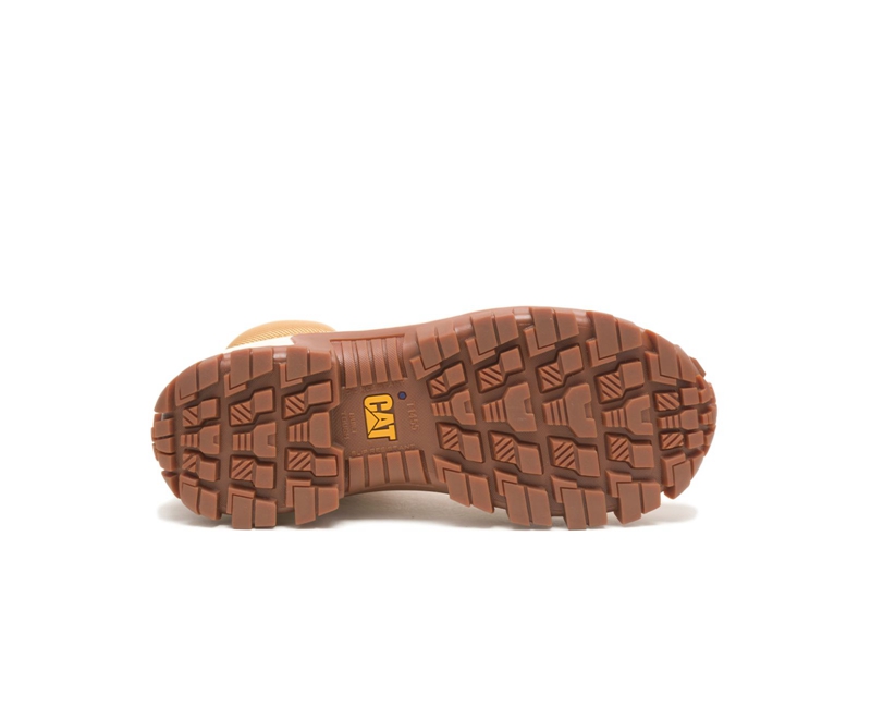 Caterpillar Invader Hi Steel Neus Werklaarzen Heren Oranje | YBFWM-3615