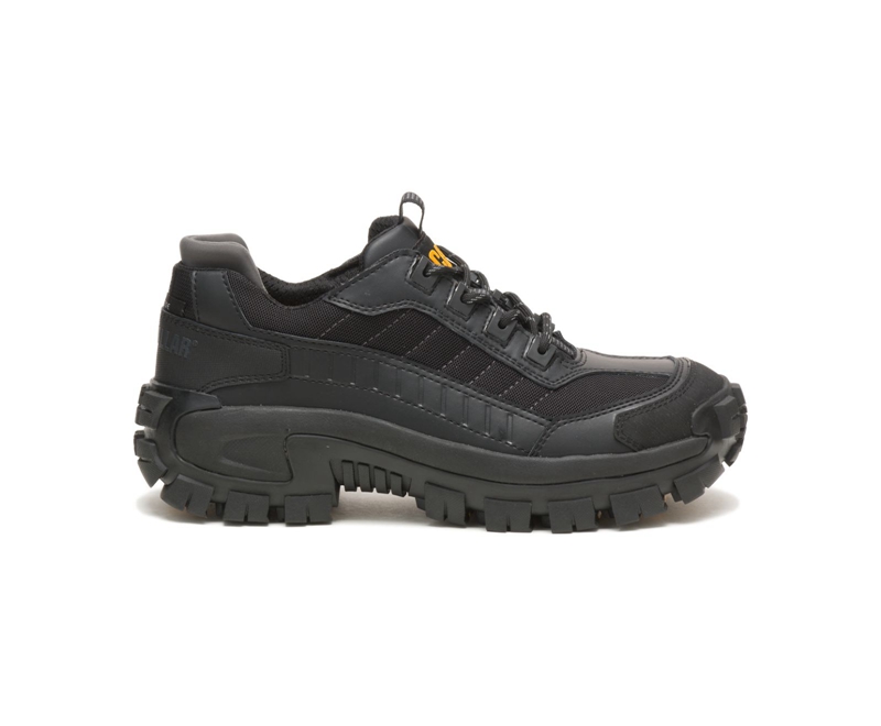 Caterpillar Invader Steel Neus Werkschoenen Heren Zwart | CMSOF-3812