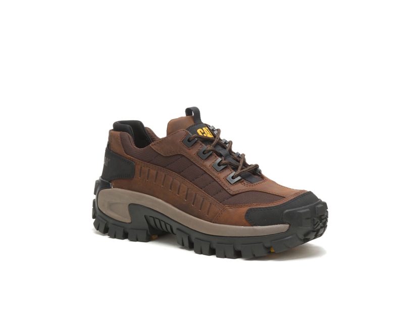Caterpillar Invader Steel Neus Werkschoenen Heren Donkerbruin | JXEOL-5879