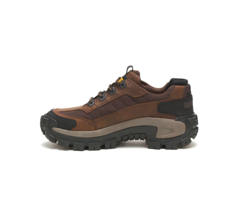 Caterpillar Invader Steel Neus Werkschoenen Heren Donkerbruin | JXEOL-5879