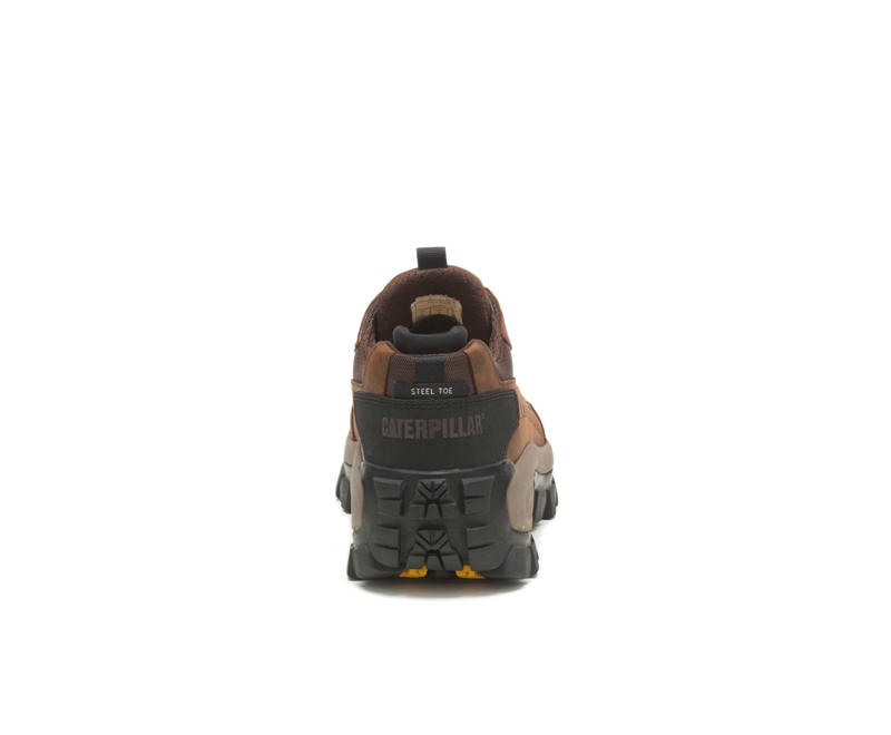 Caterpillar Invader Steel Neus Werkschoenen Heren Donkerbruin | JXEOL-5879