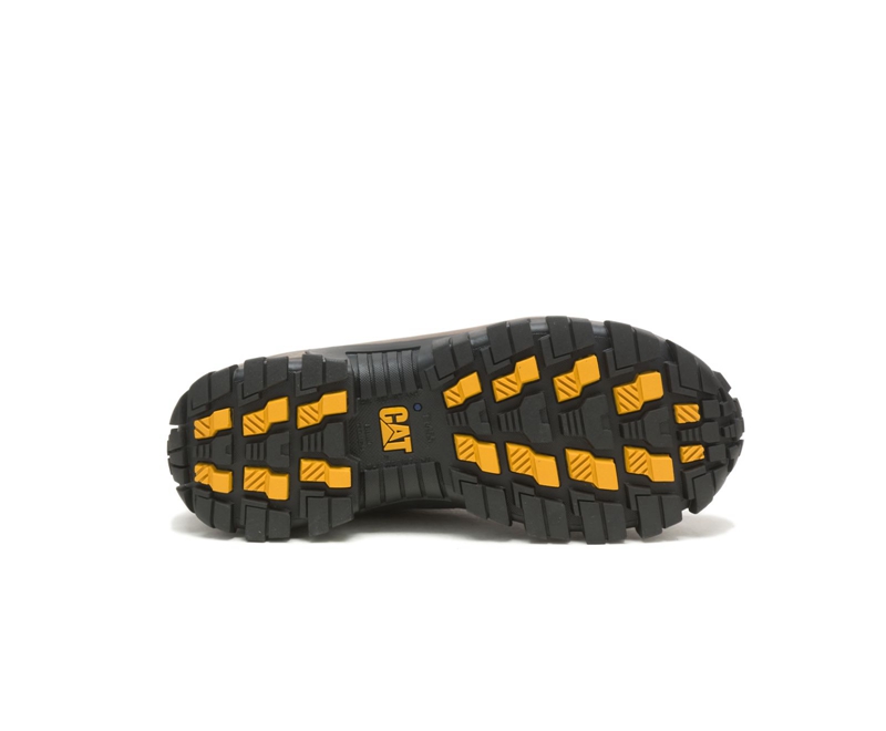 Caterpillar Invader Steel Neus Werkschoenen Heren Donkerbruin | JXEOL-5879