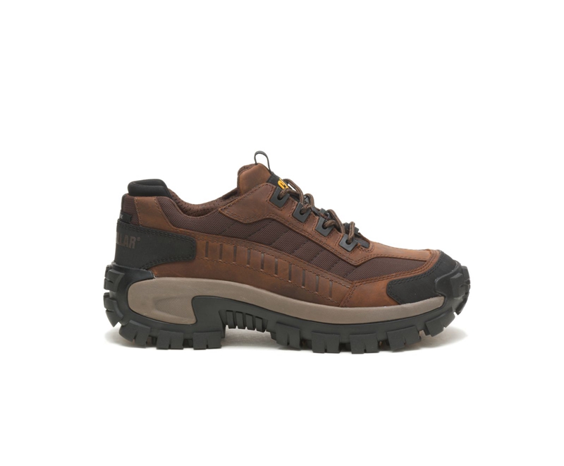 Caterpillar Invader Steel Neus Werkschoenen Heren Donkerbruin | JXEOL-5879
