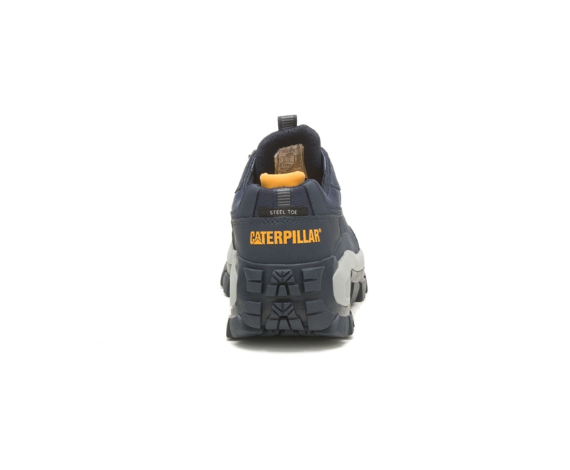 Caterpillar Invader Steel Neus Werkschoenen Heren Donkerblauw | QNLJD-7083