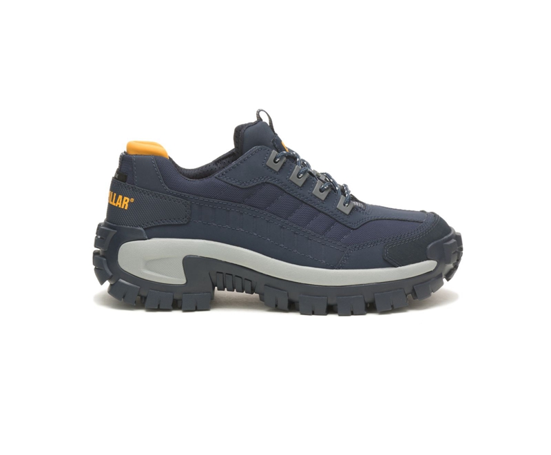 Caterpillar Invader Steel Neus Werkschoenen Heren Donkerblauw | QNLJD-7083