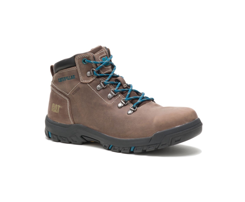 Caterpillar Mae Steel Neus Werklaarzen Dames Bruin | GLIZA-5798