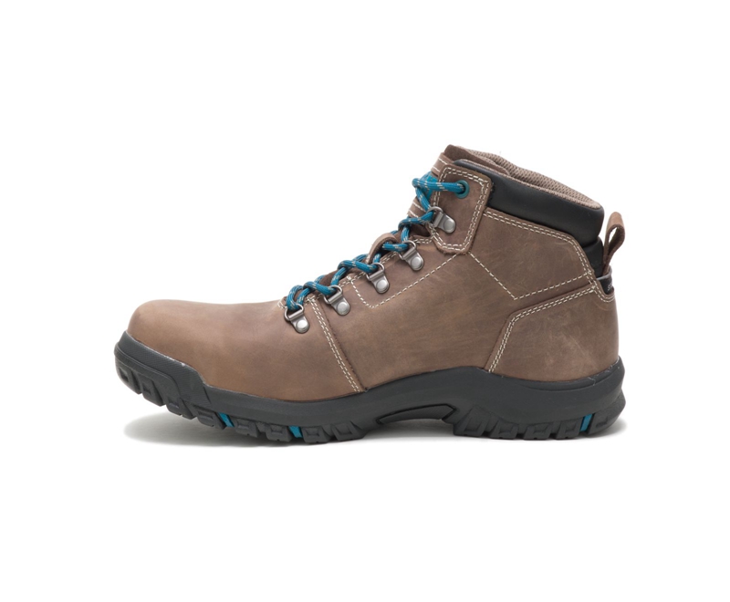Caterpillar Mae Steel Neus Werklaarzen Dames Bruin | GLIZA-5798